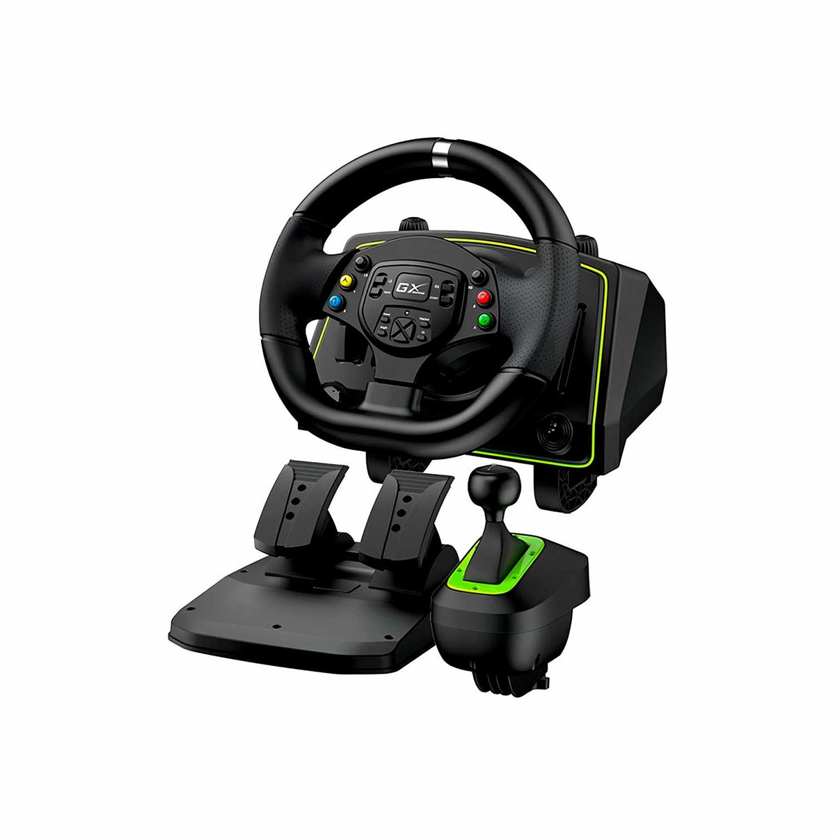 GENIUS - Timon CPedal + Palanca Genius Gx Speed Master X2 Vibration PS4 Pc