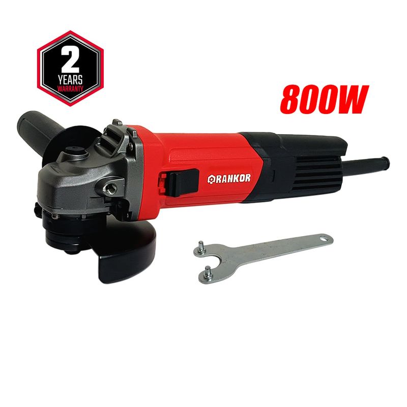 RANKOR - Amoladora Esmeril Angular Industrial 4 1/2" Rankor RAG800401 800W 11000rpm
