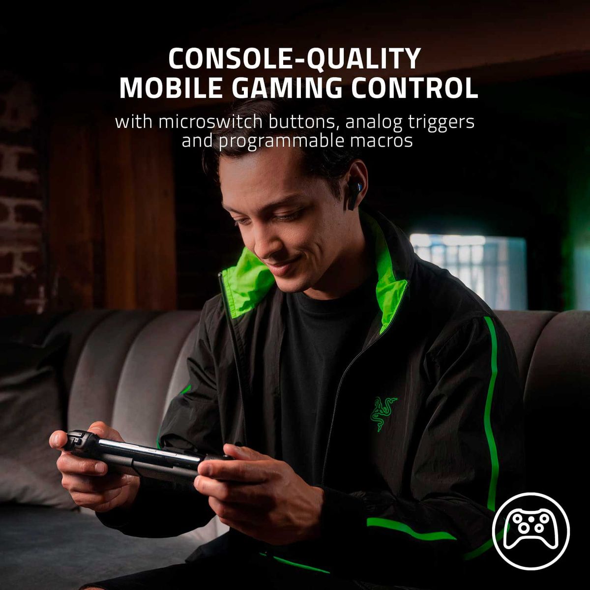 RAZER - Control De Juegos PSmartphone Razer Kishi 2 Gen Android Black