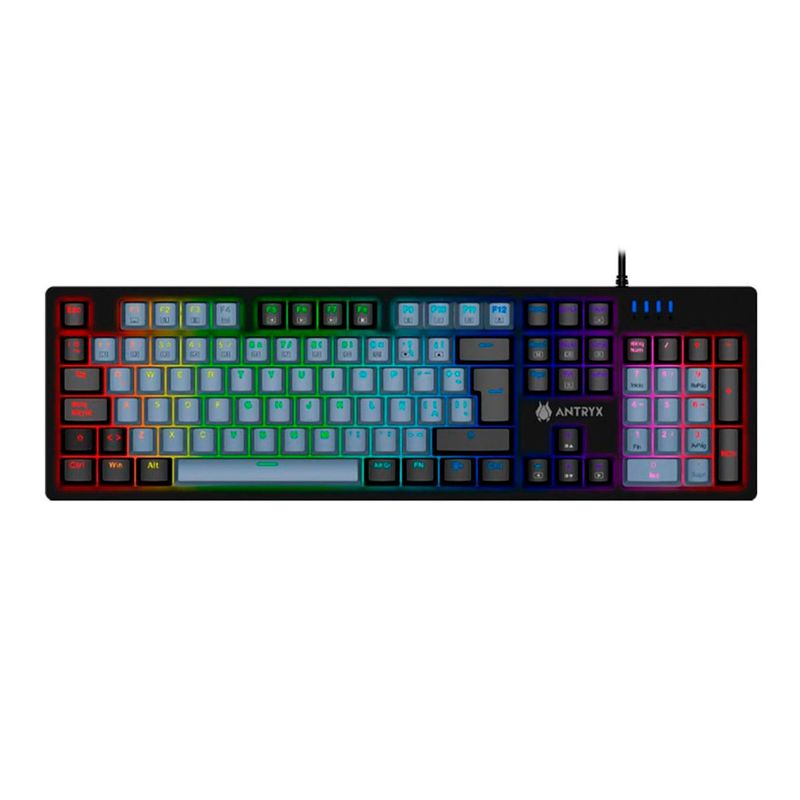 ANTRYX - TECLADO MECANICO ANTRYX MK860L NEGRO BLUE SWITCH PN AMK-CS860LKGBL-SP