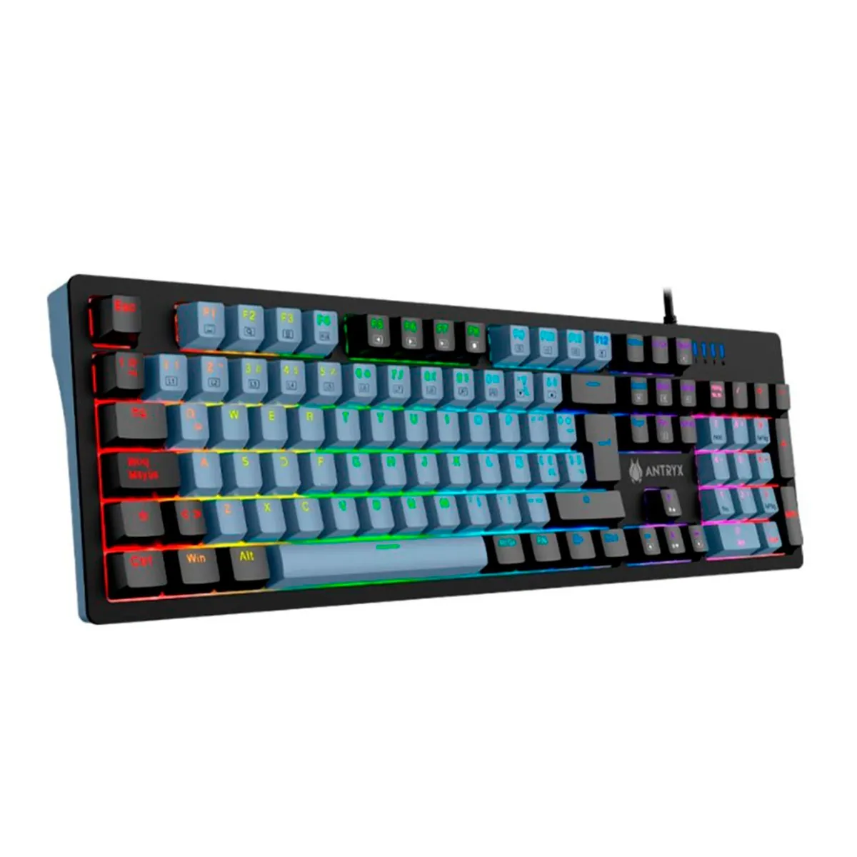 ANTRYX - TECLADO MECANICO ANTRYX MK860L NEGRO BLUE SWITCH PN AMK-CS860LKGBL-SP