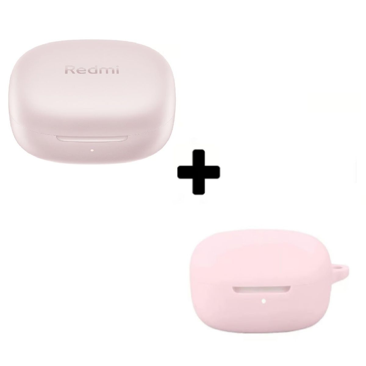 XIAOMI - Xiaomi Redmi Buds 6 Play Rosado + Funda de Silicona Rosado