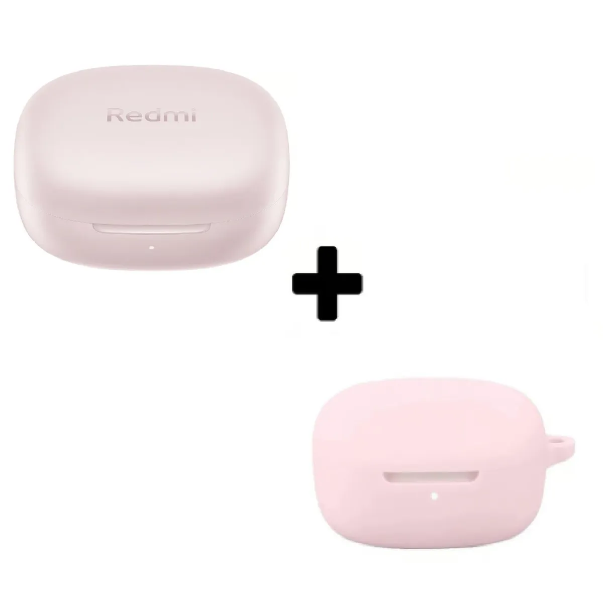 XIAOMI - Xiaomi Redmi Buds 6 Play Rosado + Funda de Silicona Rosado