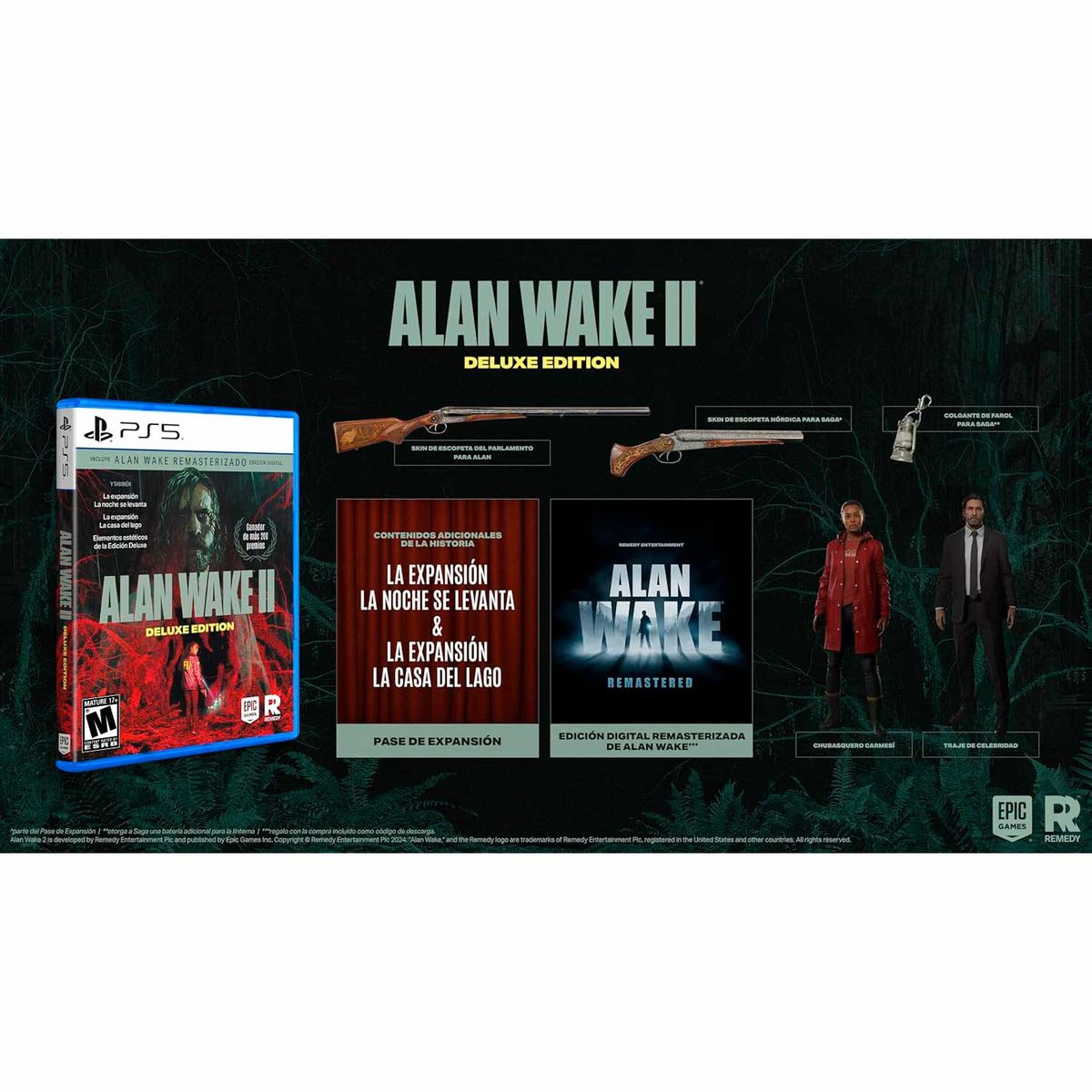 EPIC GAMES - Alan Wake II Deluxe Edition Playstation 5 Latam