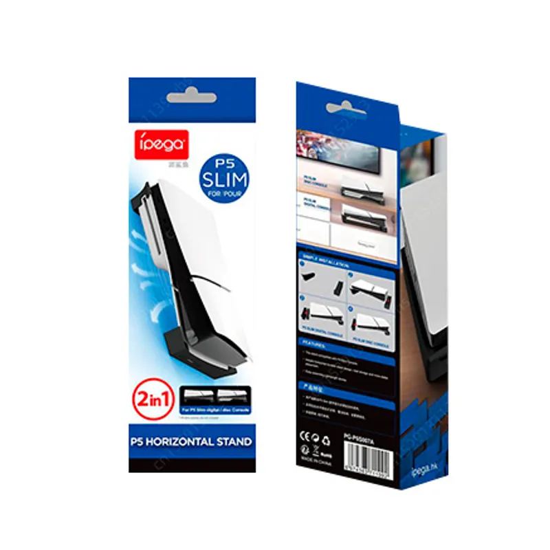 VARIOS - Base Horizontal Ps5 Slim 2 in 1