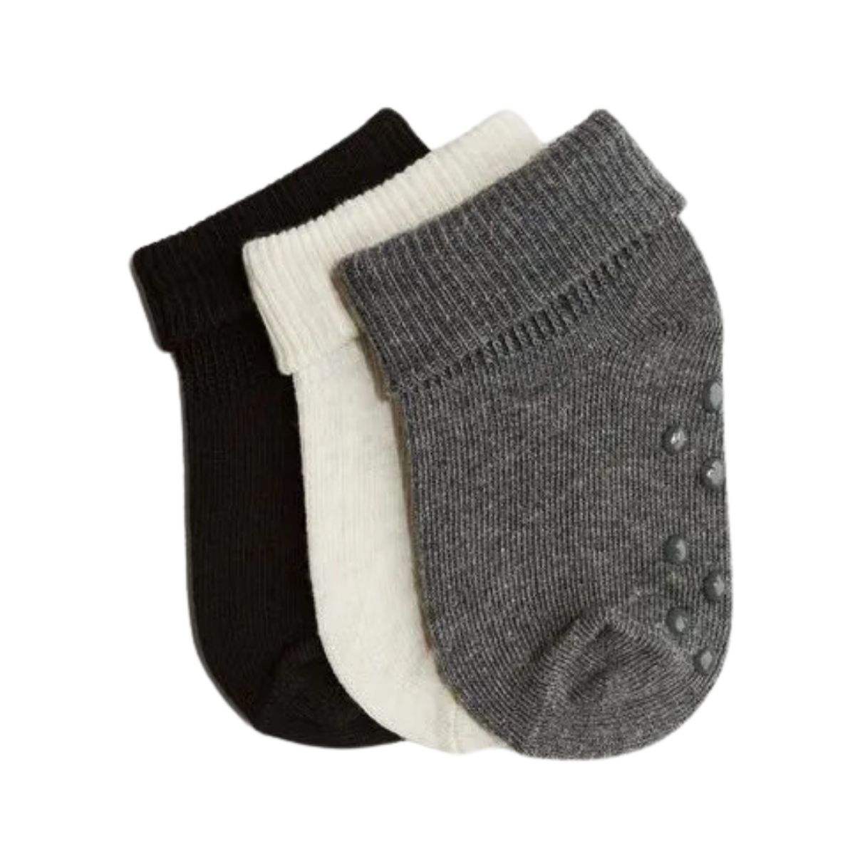 GENERICO - Pack 3 Medias De Bebe Antideslizante Niños