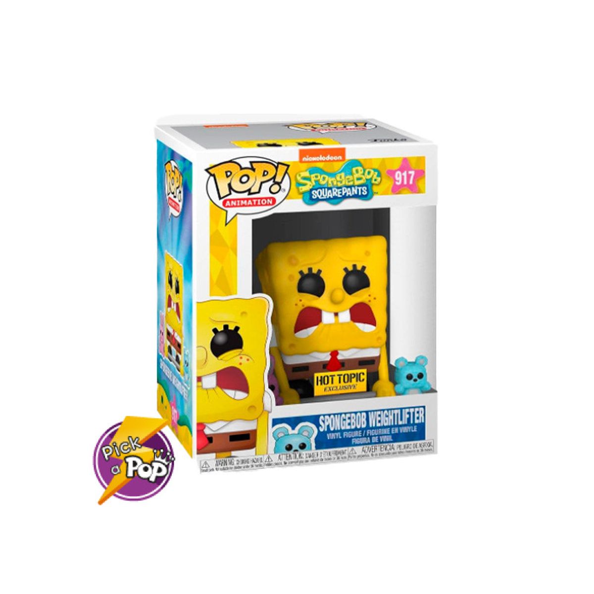 FUNKO - BOB ESPONJA CON PESAS FUNKO POP EXCLUSIVO 917
