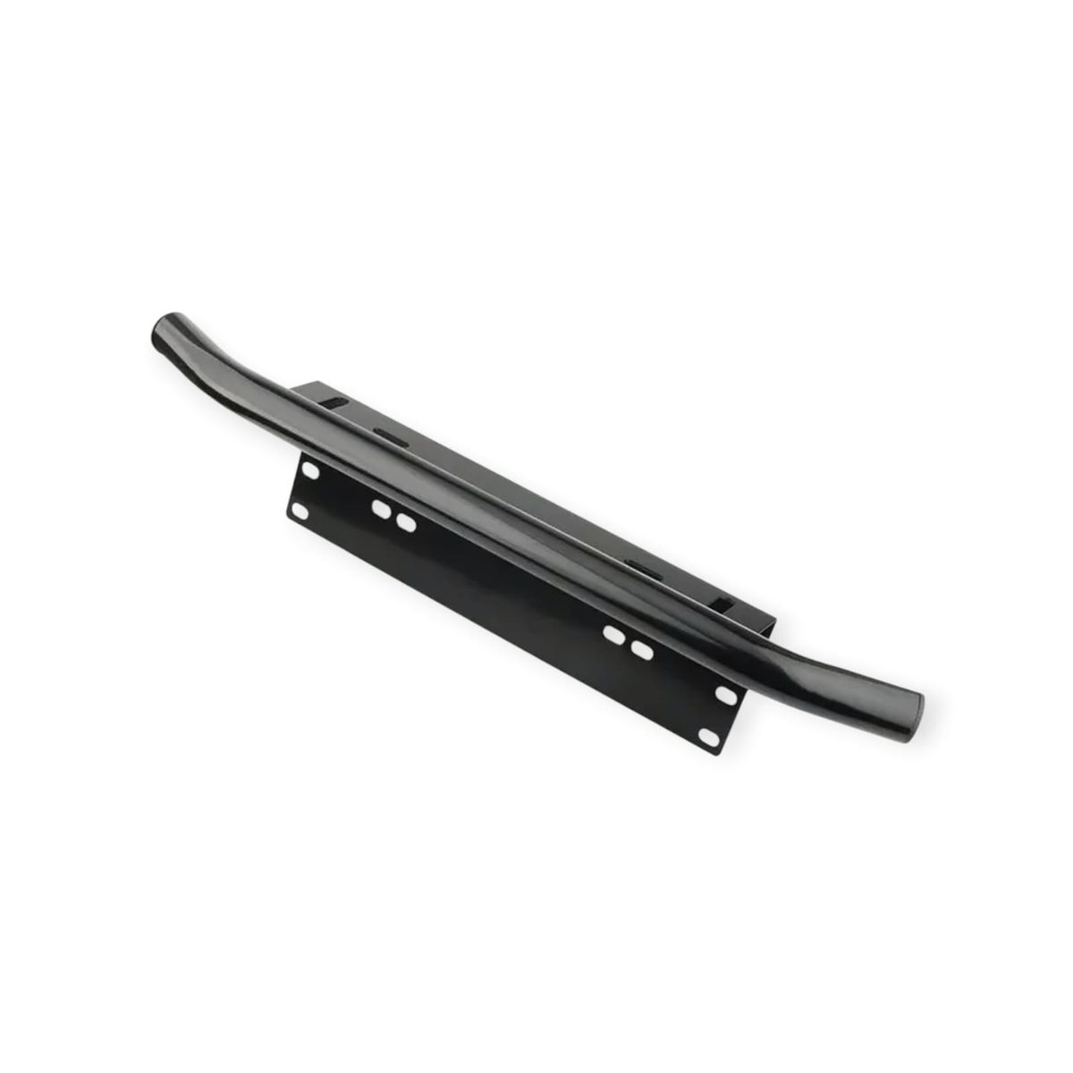 GENERICO - SOPORTE DE BARRA LED NEBLINERO METAL NEGRO PORTAPLACA