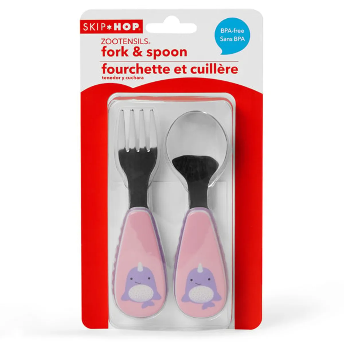 SKIP HOP - Set Cuchara Y Tenedor Narval Skip Hop