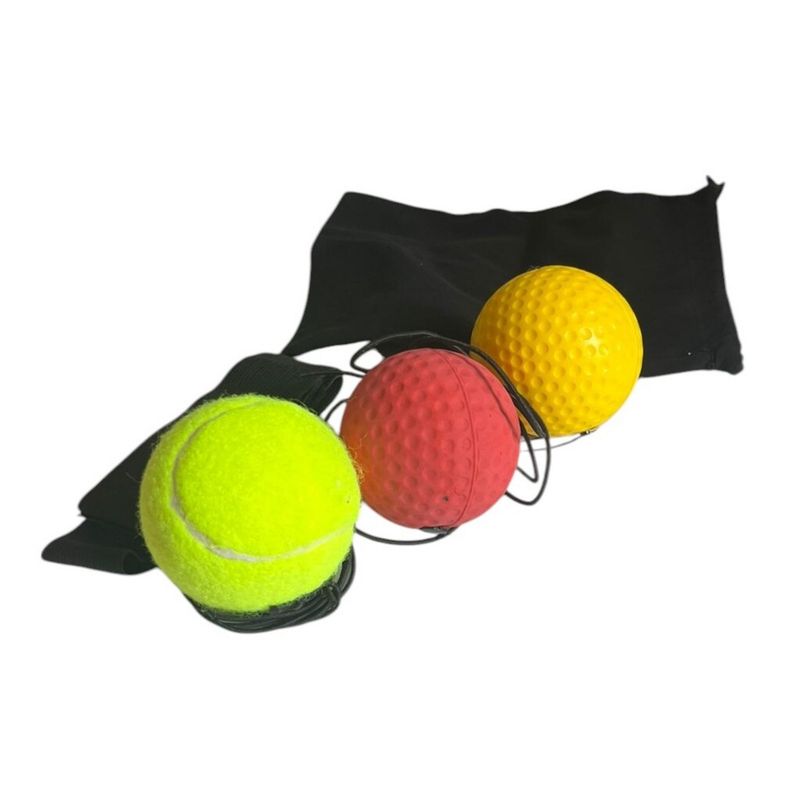 ALPHA GYM - SET DE PELOTAS DE BOXEO BALL BOXING 3 NIVELES Set de pelotas de boxeo ball boxing 3 niveles