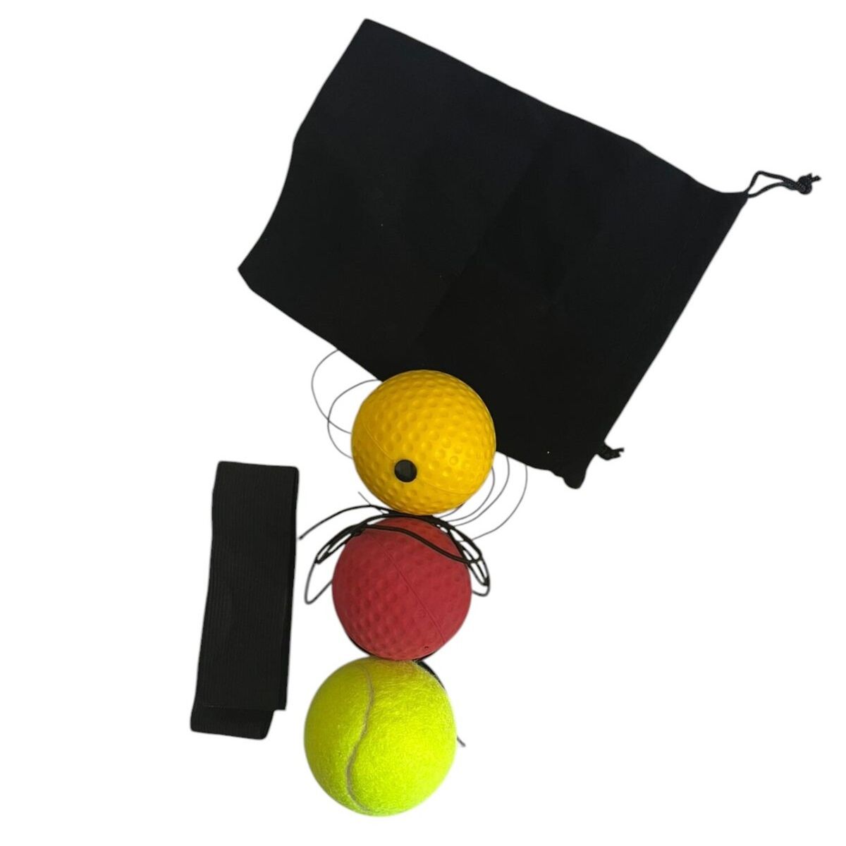 ALPHA GYM - SET DE PELOTAS DE BOXEO BALL BOXING 3 NIVELES Set de pelotas de boxeo ball boxing 3 niveles