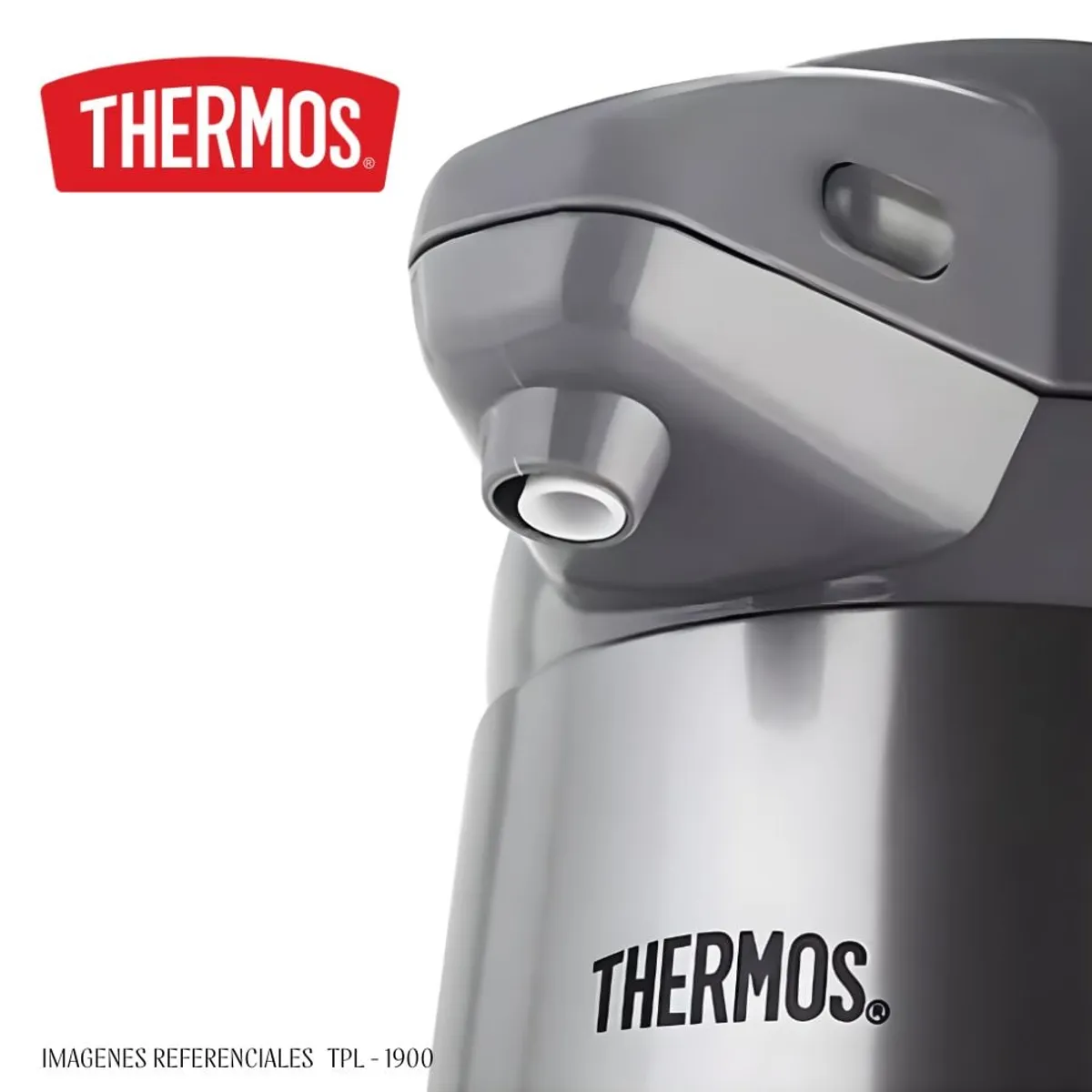 THERMOS - Termo Thermos Sifón 1.9 Lt TPL-1900 -Plomo