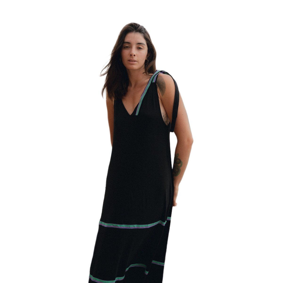 PERMUTA - SALIDA DE PLAYA LARGO MAIA NEGRO MUJER PERMUTA