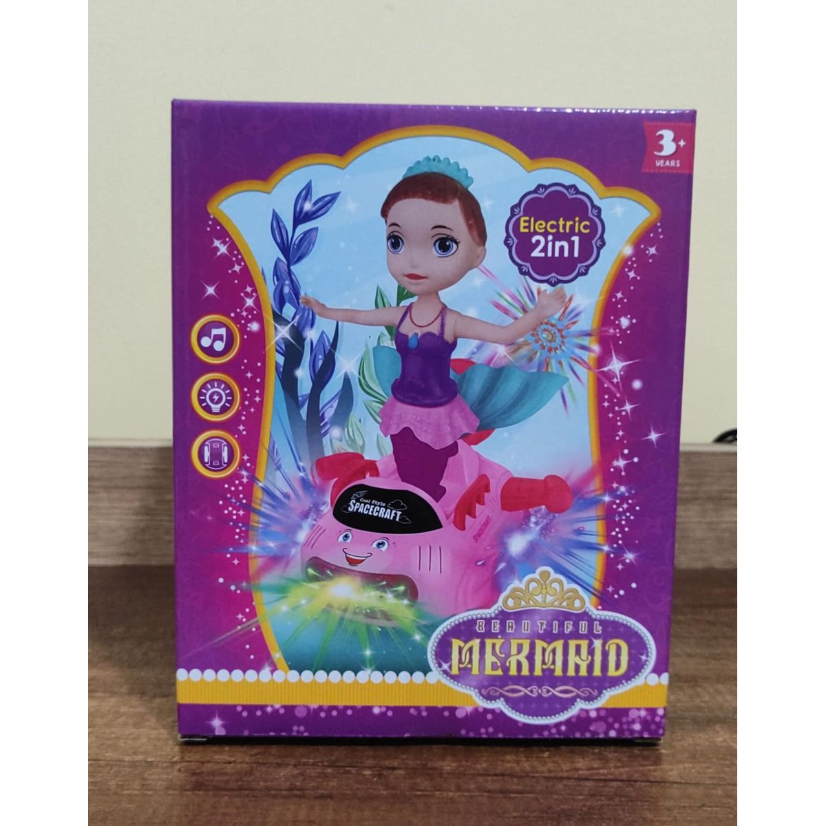 GENERICO - SIRENITA MUÑECA MUSICAL Y CON LUCES