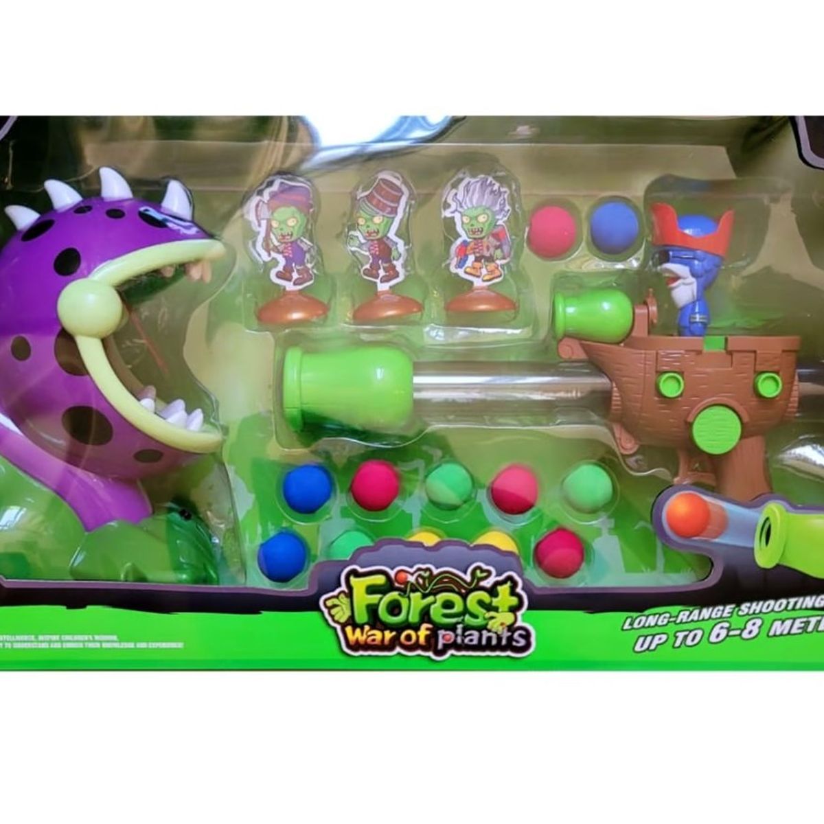 GENERICO - Juego De Disparos Planta vs Zombies con Marcador Electrónico