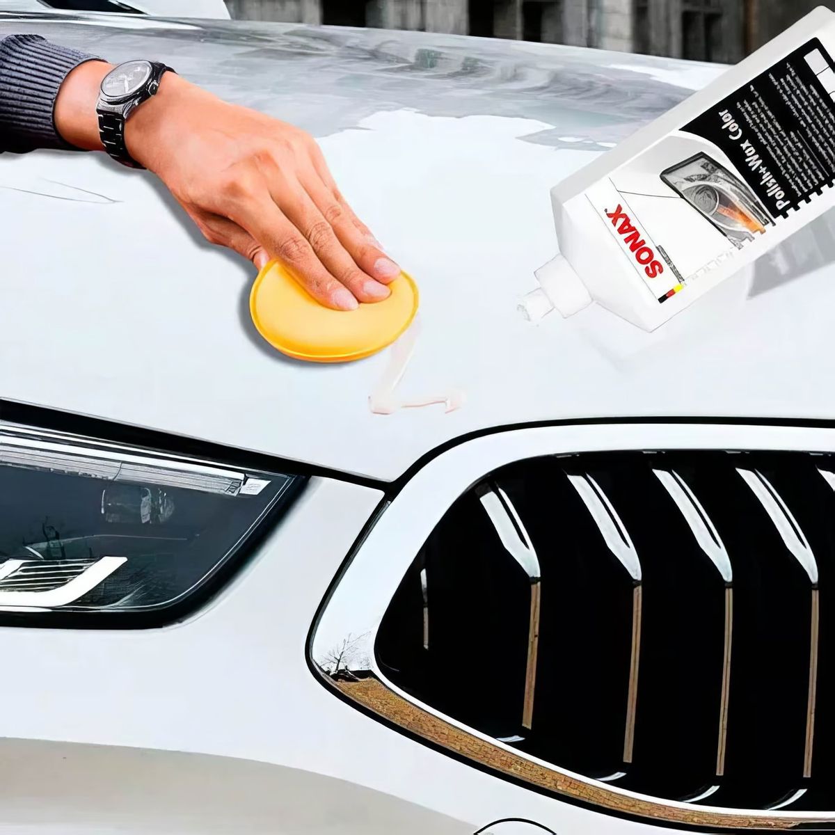 SONAX - Cera Sonax Liquida 500ml Blanco