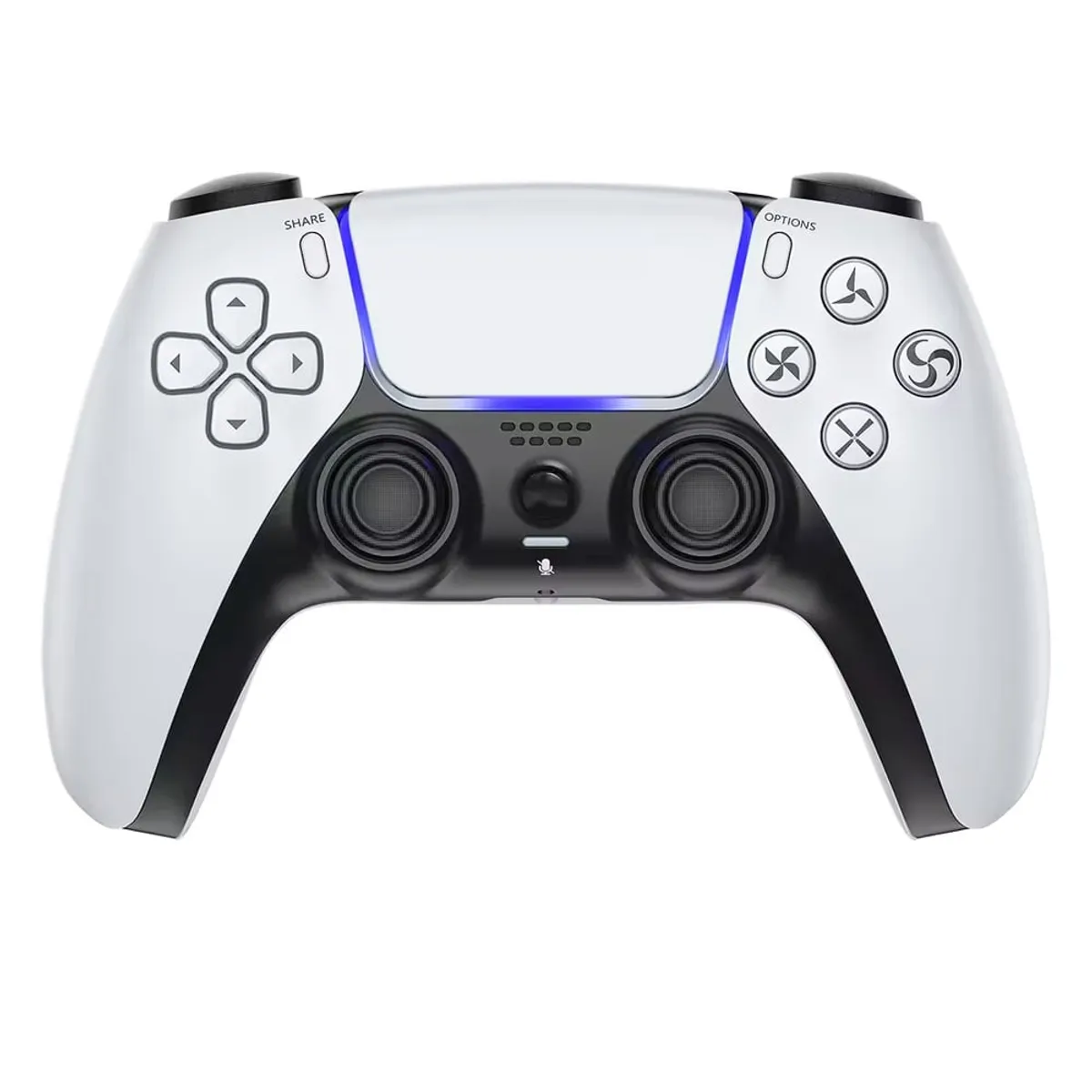 VARIOS - Mando para PS5 Blanco Alternativo Inalámb Háptica Adaptativos Mod A