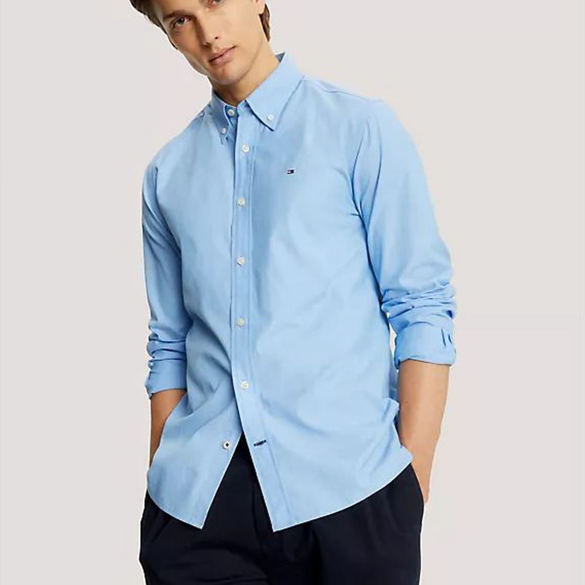 TOMMY HILFIGER - CAMISA M NATURAL SOFT POPLIN RF SHIRT