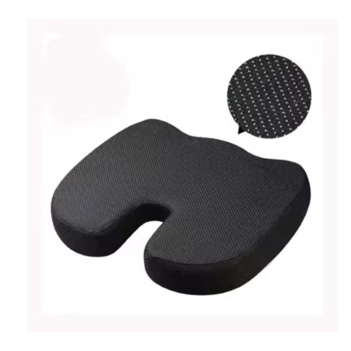 GENERICO - Cojín de Asiento Ortopédico+ Memory Foam con Funda Lavable