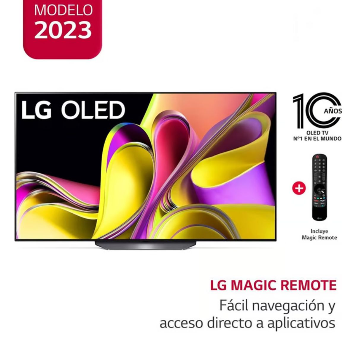 LG - Televisor LG OLED 65 B3 4K SMART TV con ThinQ AI OLED65B3PSA