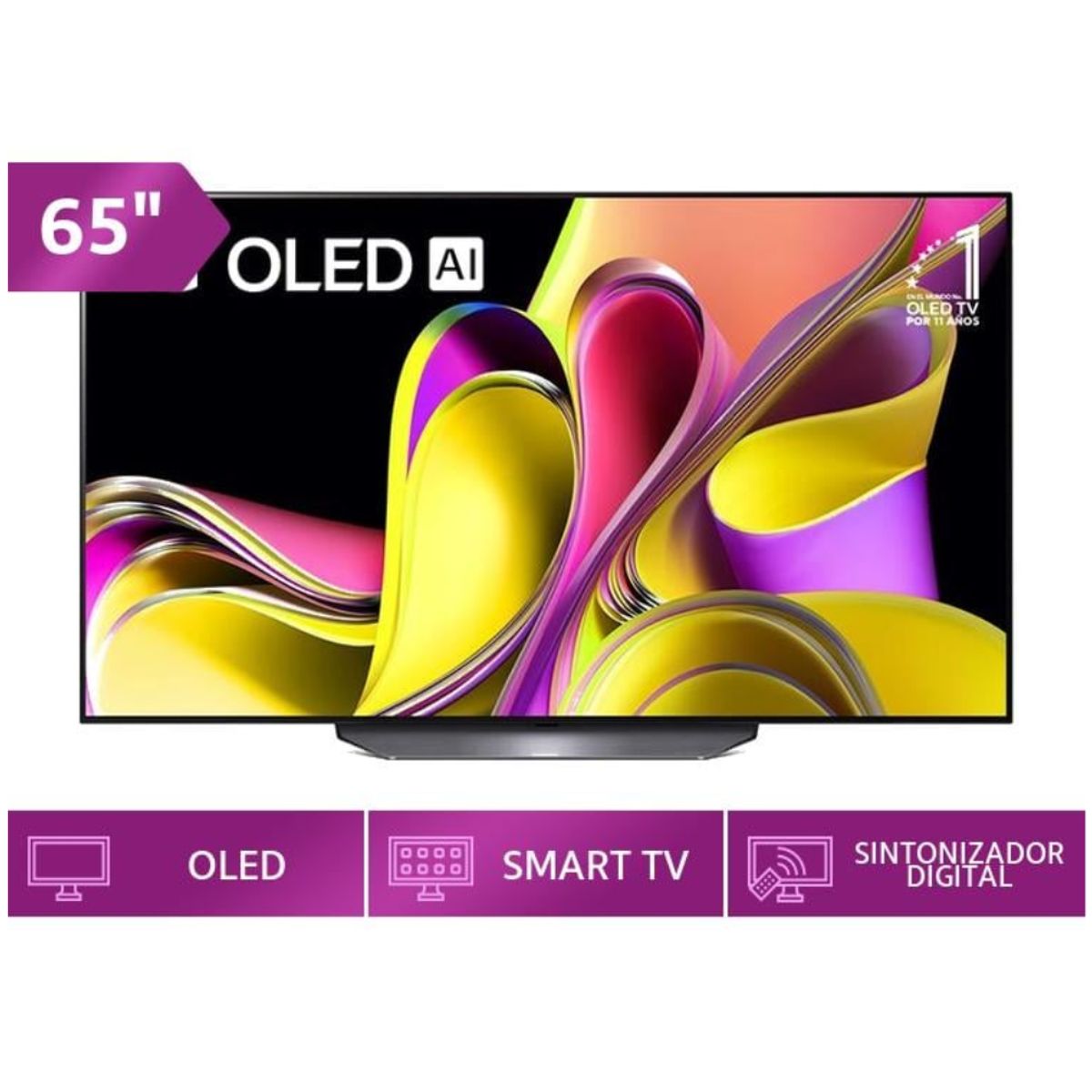 LG - Televisor LG OLED 65 B3 4K SMART TV con ThinQ AI OLED65B3PSA