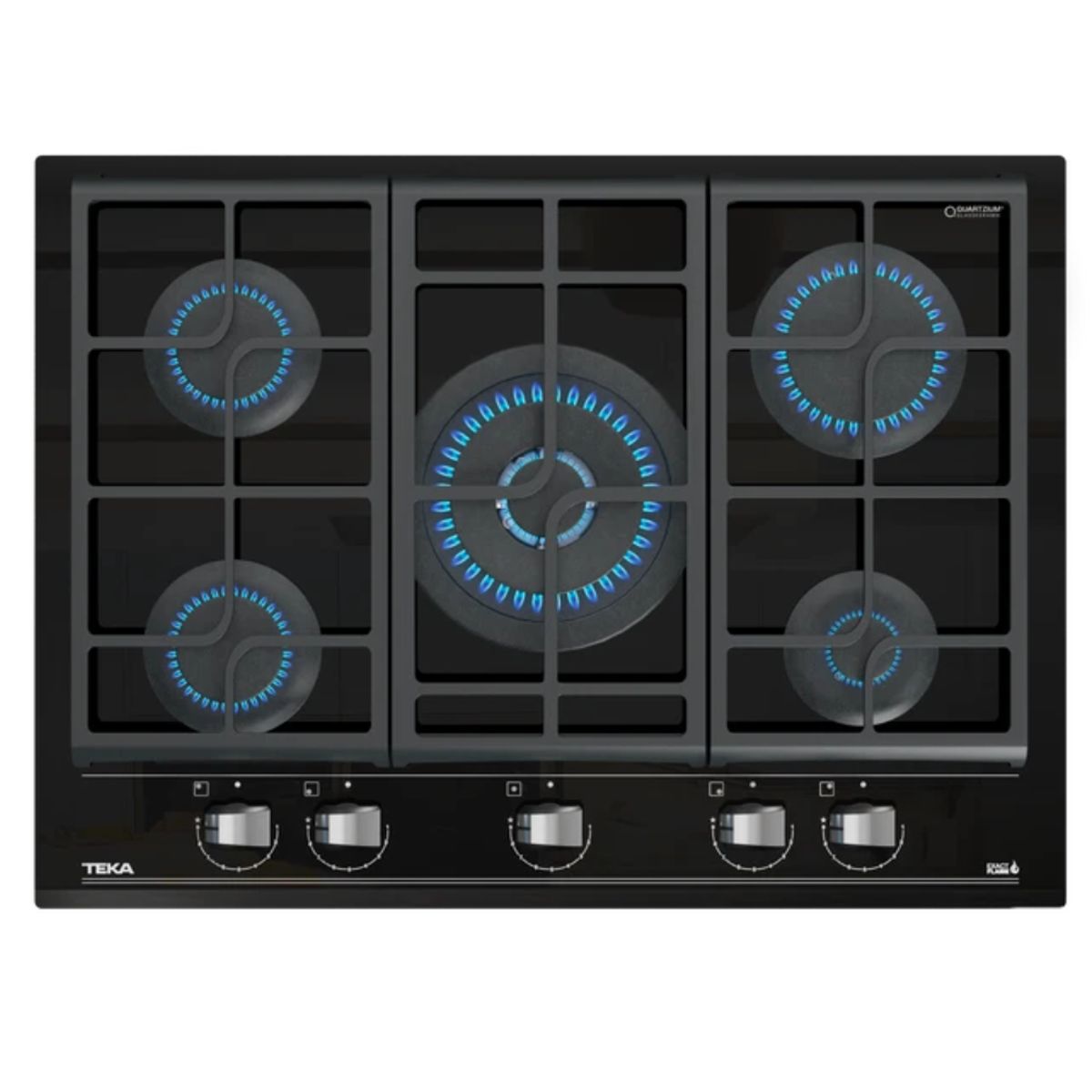 TEKA - Encimera TEKA Empotrada Cristal Gas GZC 75330 XBB