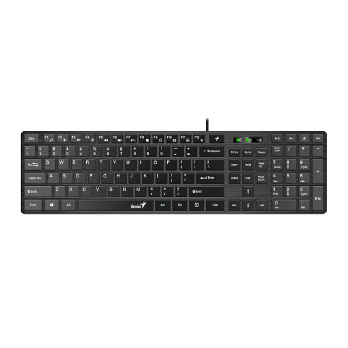 GENIUS - TECLADO GENIUS SMART SLIMSTAR 126 USB NEGRO PN 31310017401