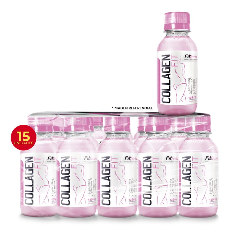 FITFEM - COLLAGEN FIT 15 BOTELLAS BLUEBERRY + 1 COLLAGEN FIT