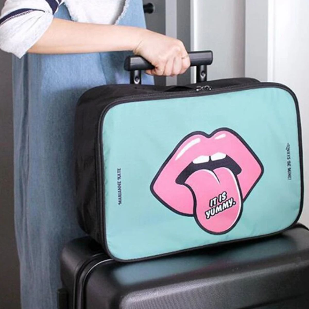 GENERICO - MALETIN BOLSA DE VIAJE AESTHETIC DE MANO PARA MUJER