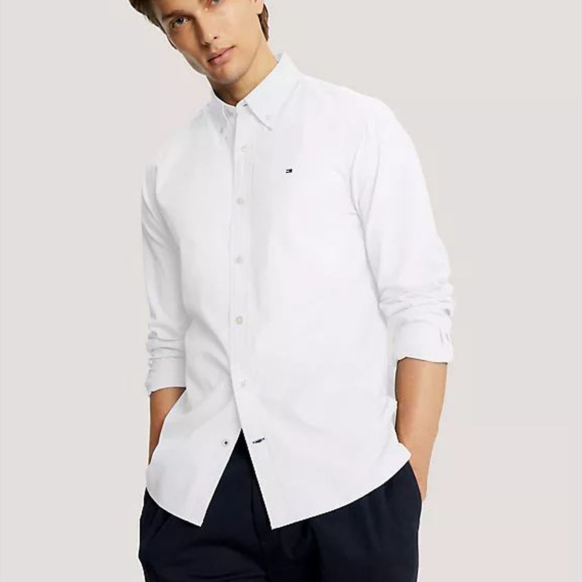 TOMMY HILFIGER - CAMISA M NATURAL SOFT POPLIN RF SHIRT
