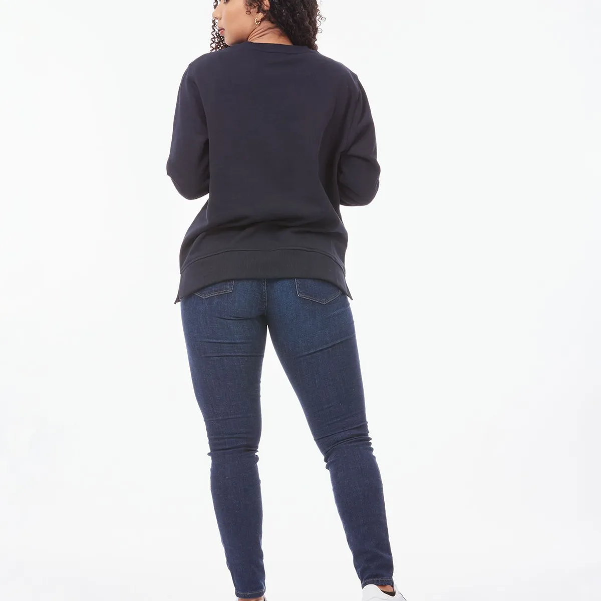 TOMMY HILFIGER - SWEATSHIRT W REG MONOGRAM EMB LS