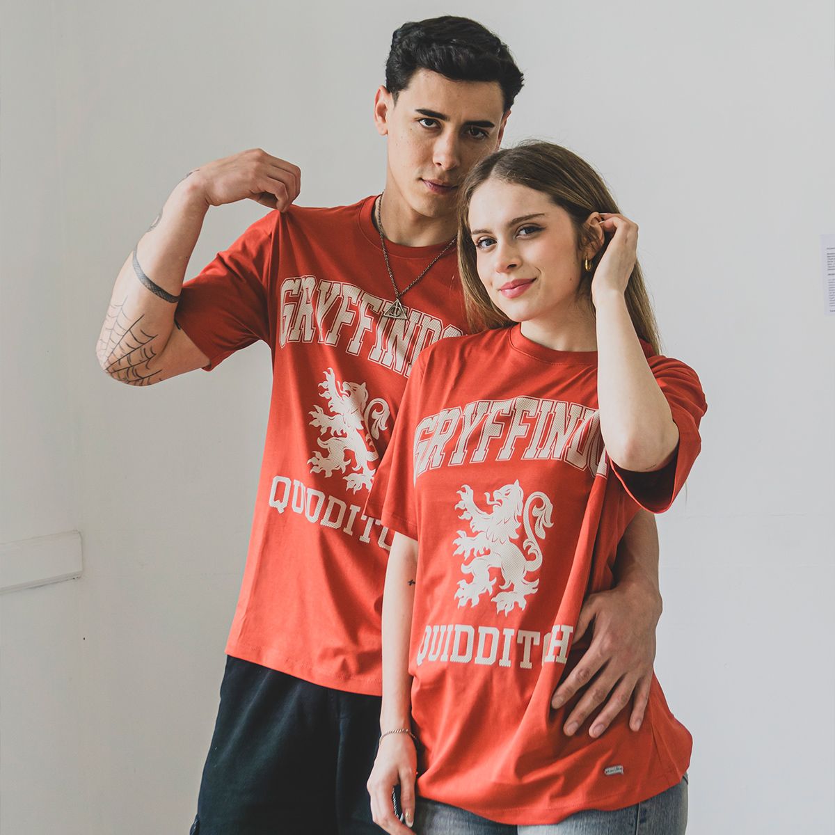 HARRY POTTER - POLO MC HOMBRE HARRY POTTER  TERRACOTA