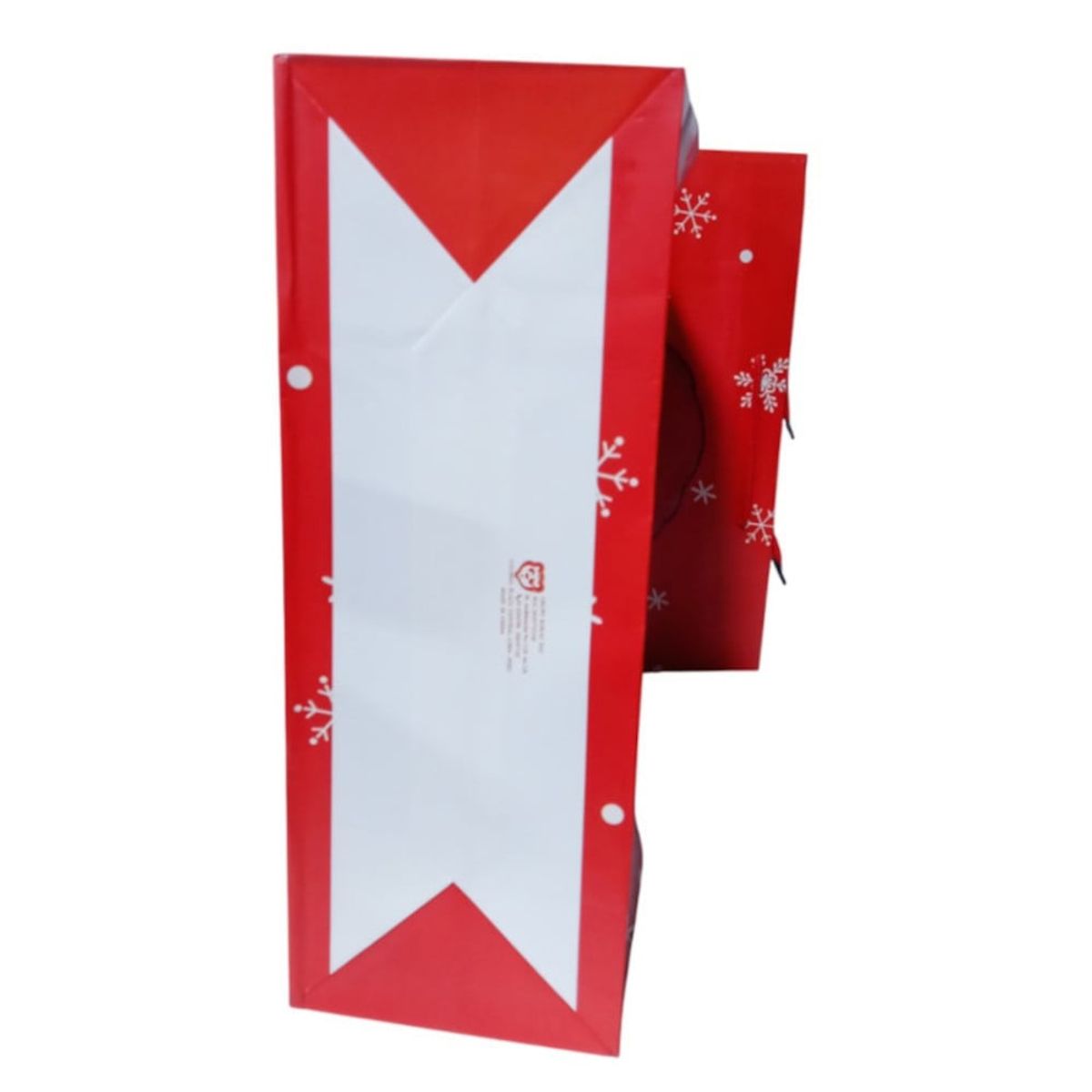 GENERICO - Bolsa De Regalo Navidad Papanoel Perro 44x32cm 1u