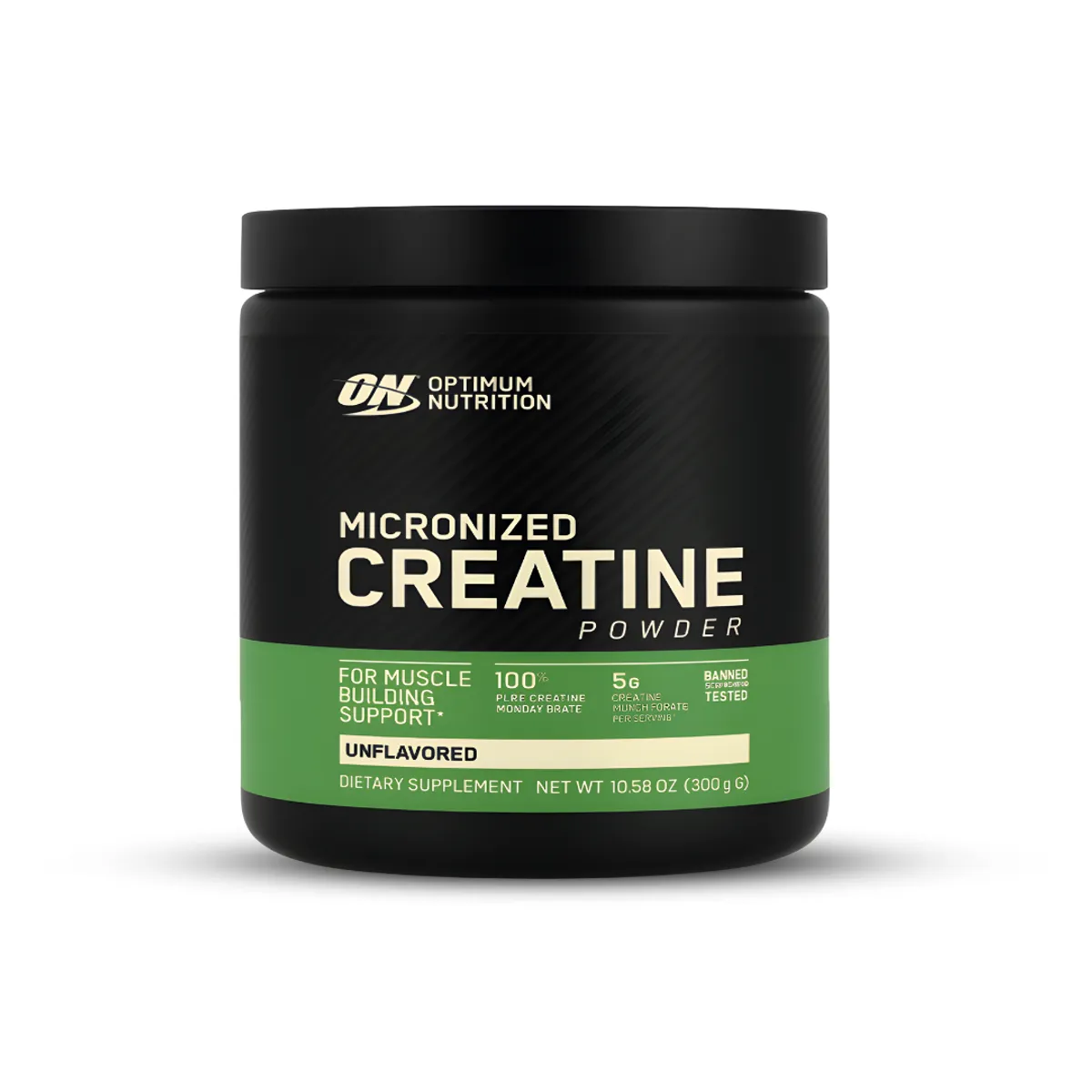 OPTIMUN NUTRITION - Creatina Optimum Nutrition 300 g - Creatina Monohidratada y micronizada ON + Scoop + Shaker