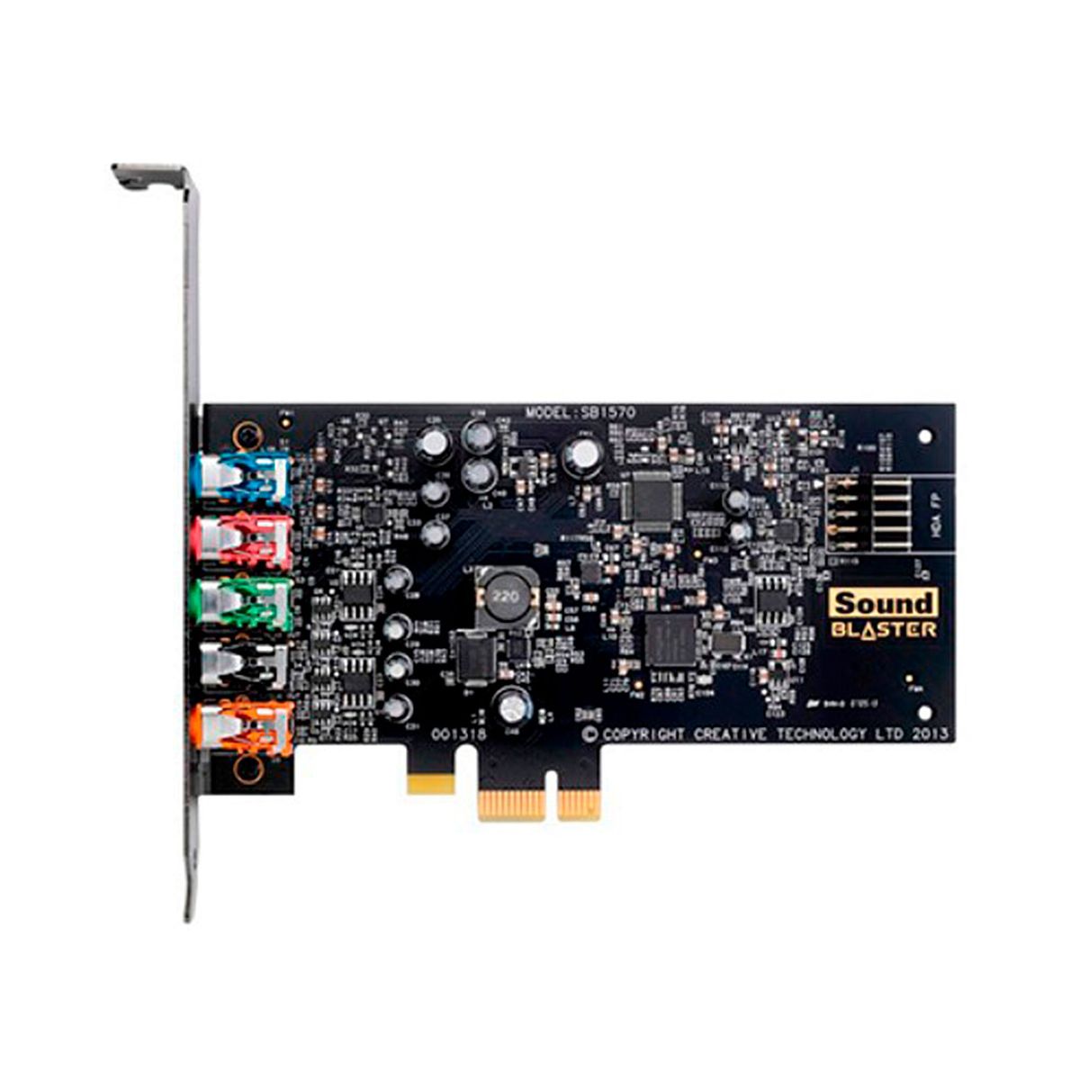 CREATIVE - TARJETA DE SONIDO CREATIVE PCIE AUDIGY FX SB1570 PN 70SB157000000