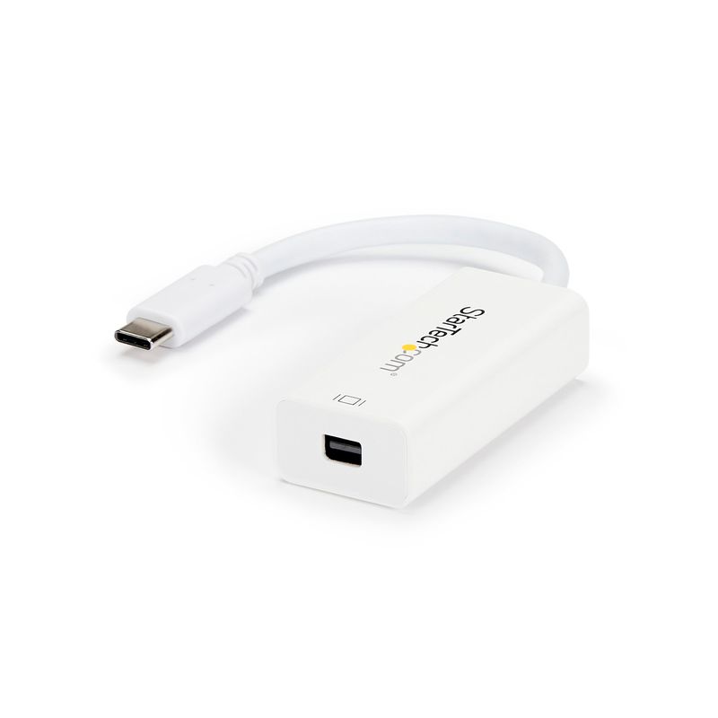 STARTECH - ADAPTADOR STARTECH USBC A MINI DISPLAYPORT 4K 60HZ BLANCO PN CDP2MDP