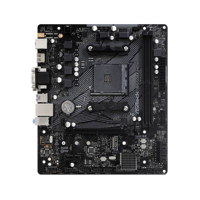 ASROCK - PLACA MADRE ASROCK AMD AM4 CHIPSET B550 ATX PN B550M-HDV