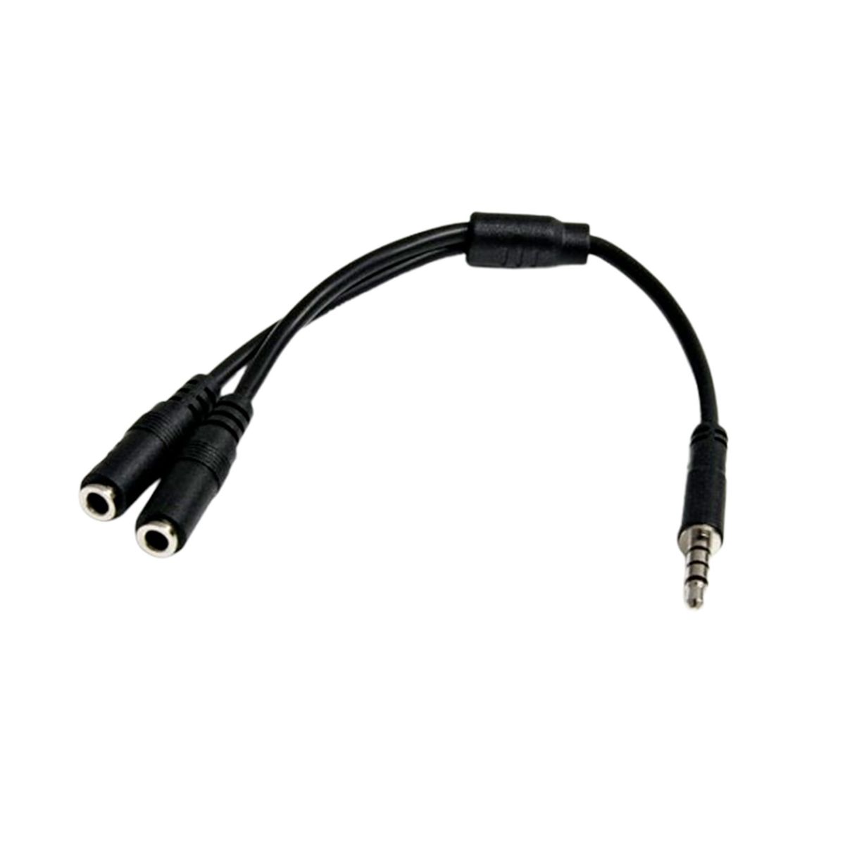 STARTECH - ADAPTADOR DE AUDIFONOS CON MICROFONO MINI-JACK 2XH PN MUYHSMFF