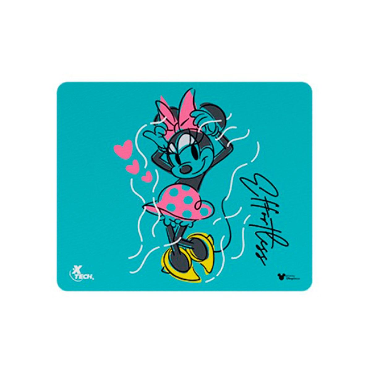 XTECH - MOUSE PAD XTECH XTA-D100MM MINNIE MOUSE BASE CELESTE PN XTA-D100MM