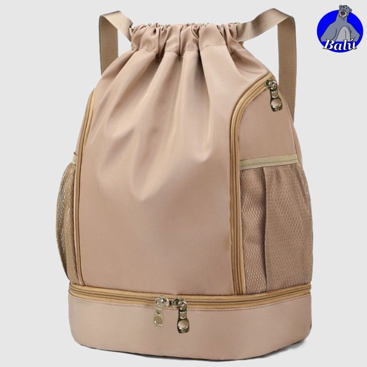 GENERICO - Mochila deportiva con separación seca y húmeda