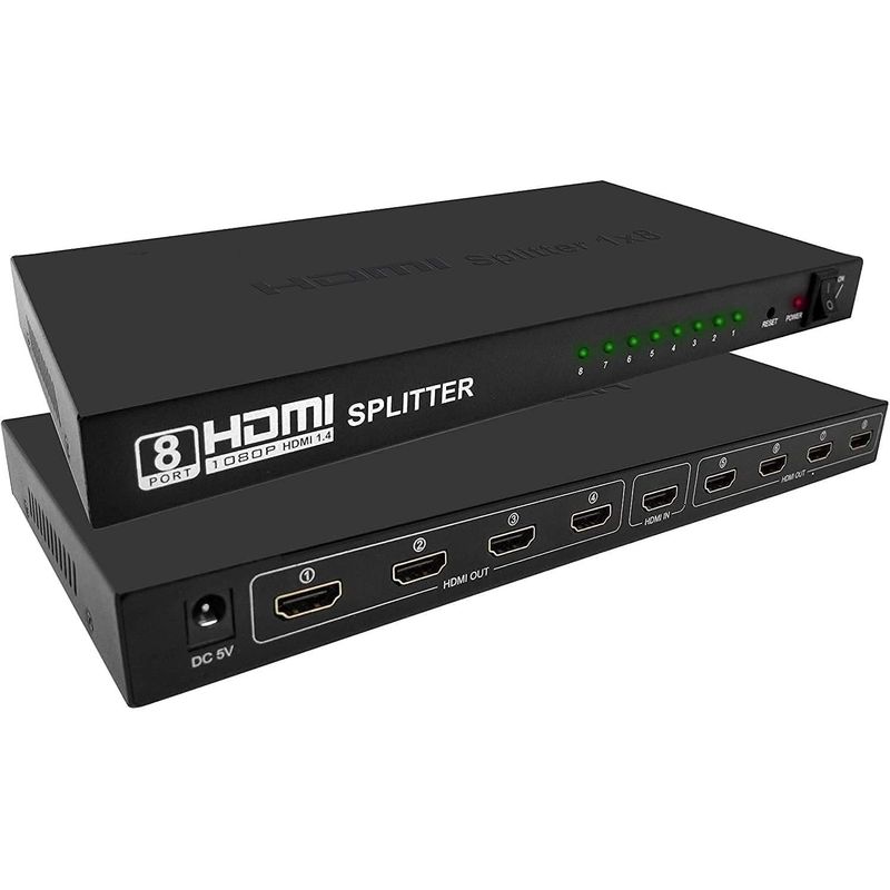 GENERICO - Splitter HDMI 1x8 FHD 1080p