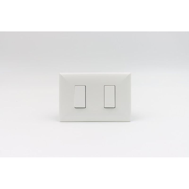 SINTHESI - INTERRUPTOR DOBLE 01 SIMPLE Y 01 CONMUTADOR 3 VIAS S17 SINTHESI