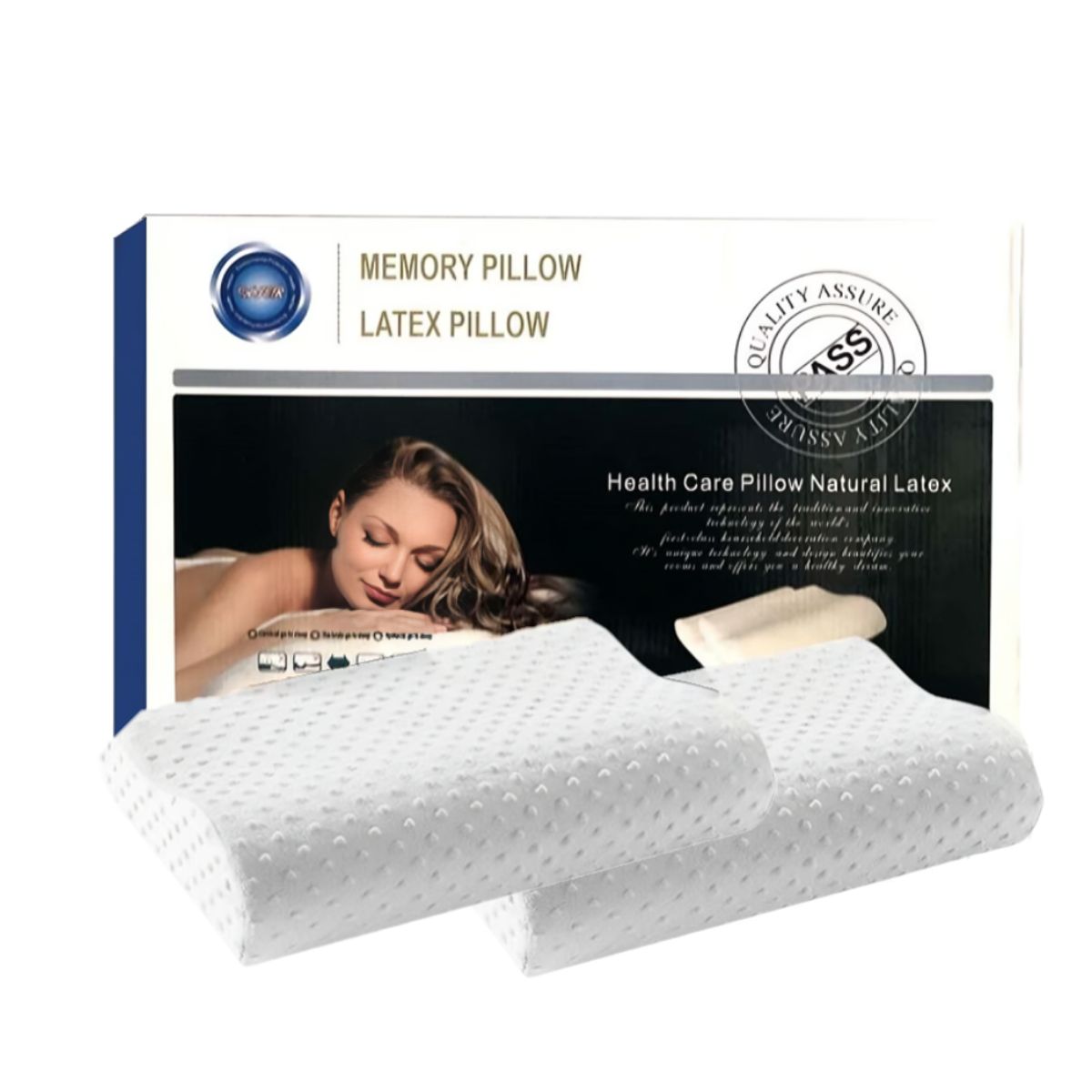 GENERICO - Pack  x2 Almohadas memory foam.