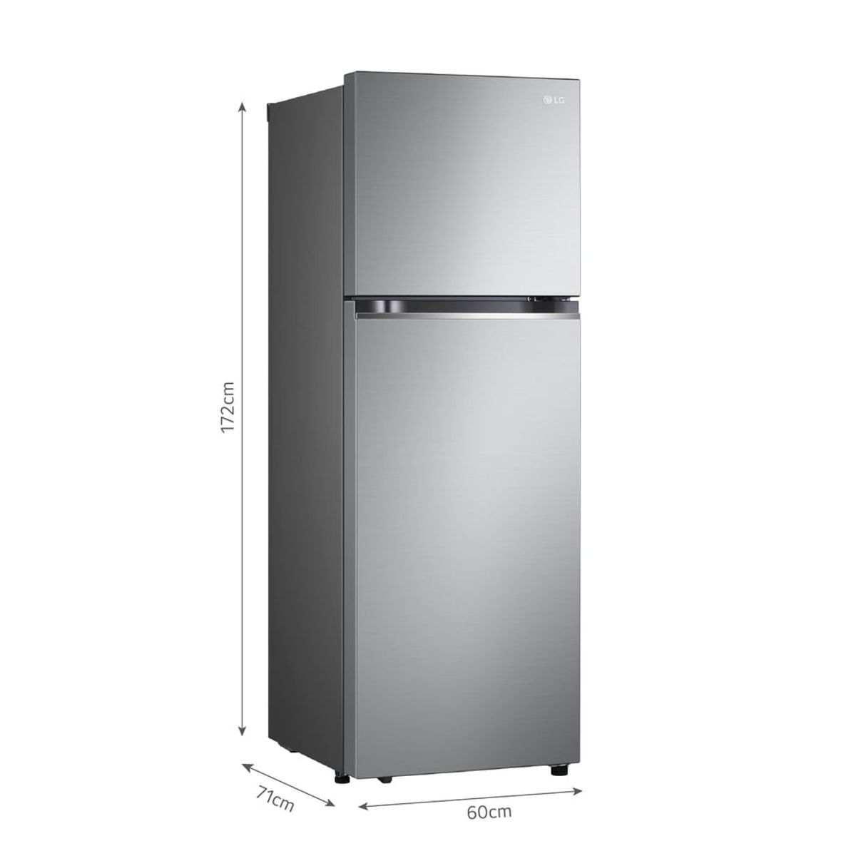 LG - Refrigerador LG GT33BPP 335 Litros Top Freezer Plateado - Eficiencia Energética y Diseño Moderno