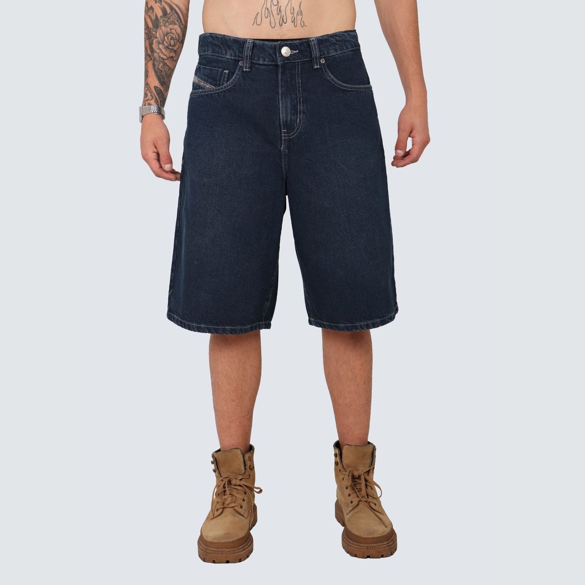 PARADA 111 - BERMUDA BAGGY JEAN HOMBRE PARADA111 JULINHO