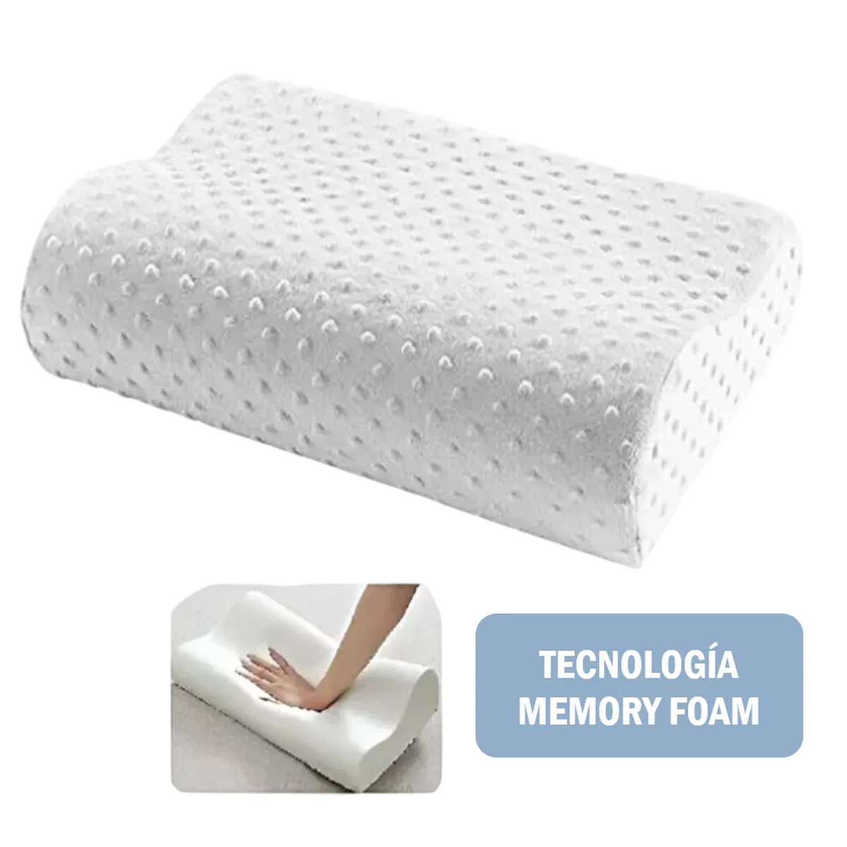 GENERICO - Set x2 Almohadas con memory foam.