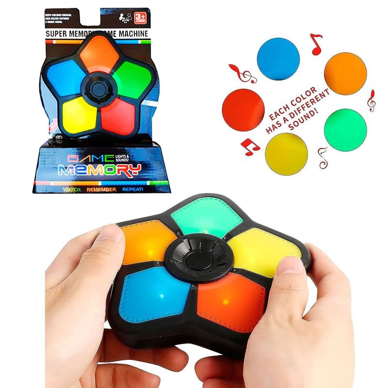 GENERICO - Juego de Memoria Secuency de Bolsillo con Luz y Sonido