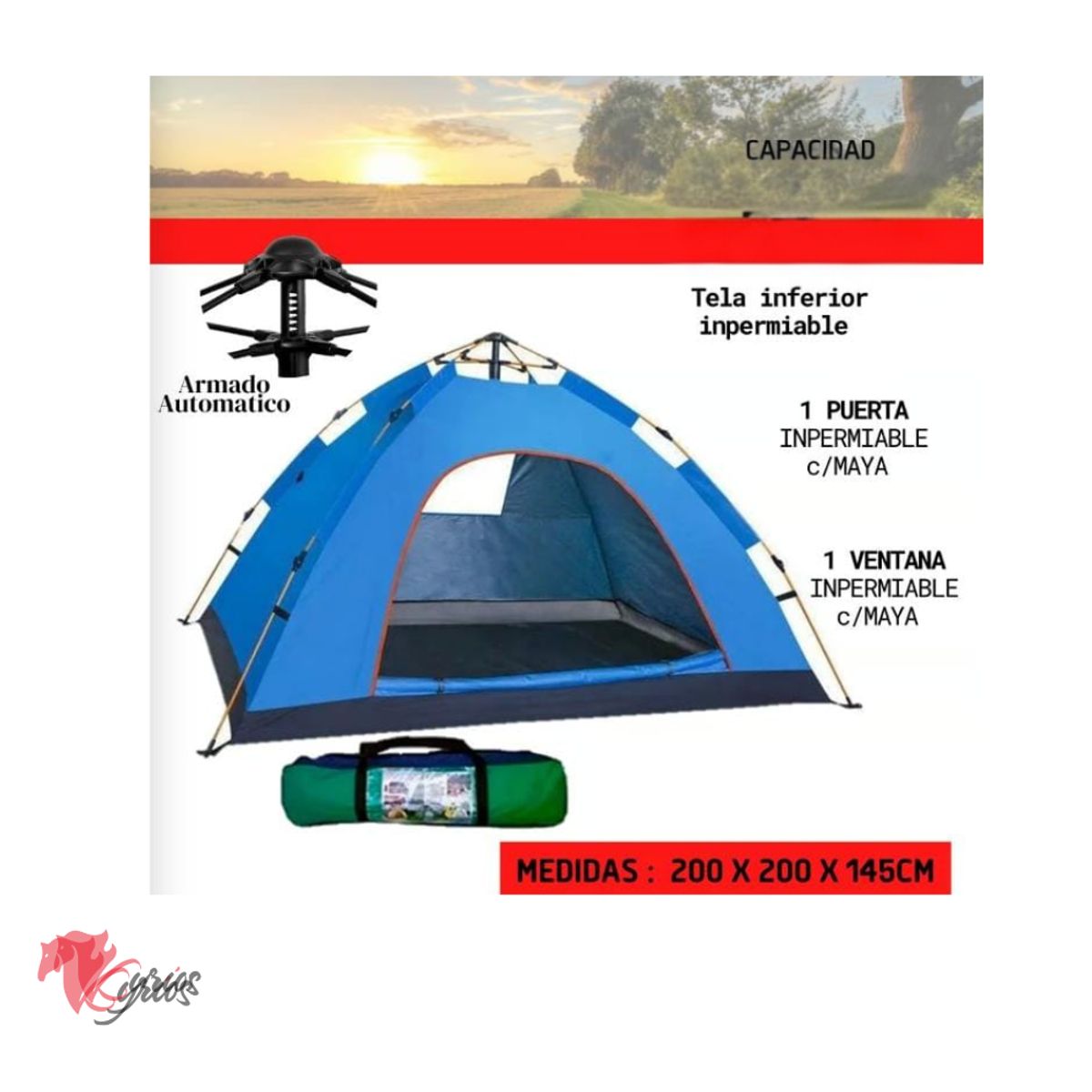 NO LOGO - Tienda Automática Para 3 Personas