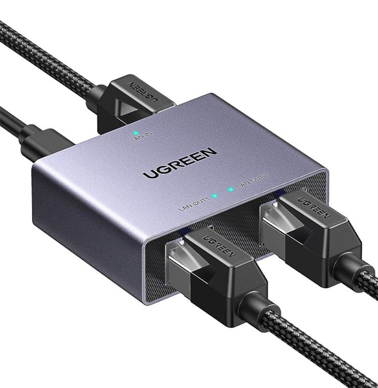 Premium Adaptador Splitter Rj45 Out Original Splitter Pc Tv | Sodimac Perú