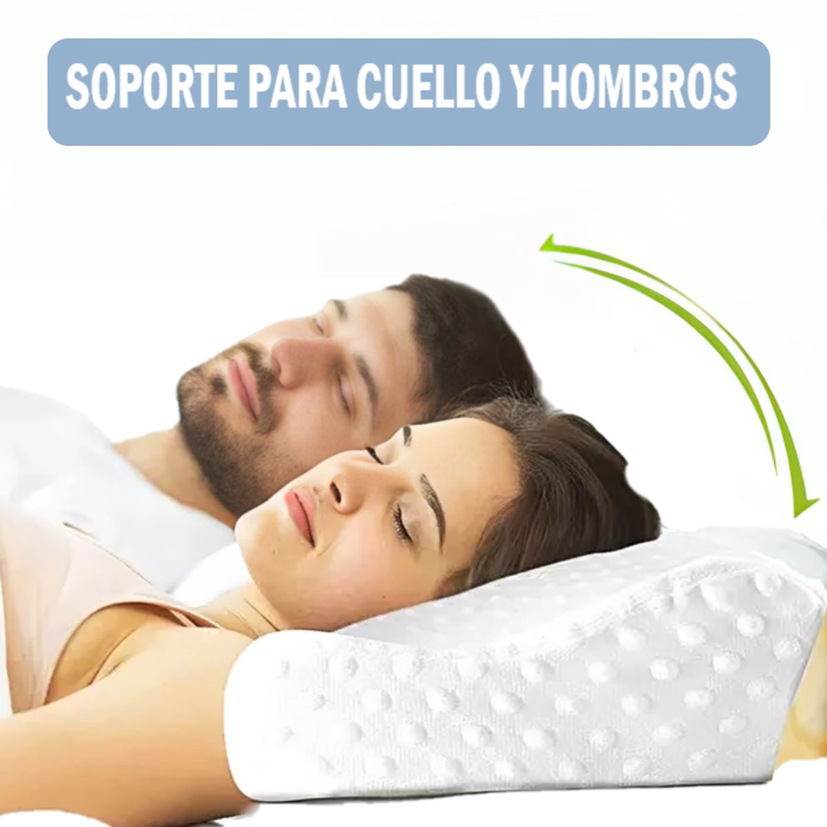 GENERICO - Set x3 Almohadas con memory foam.